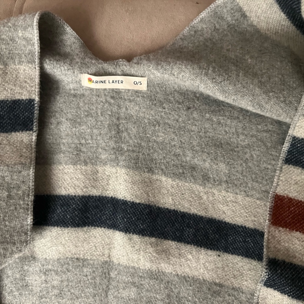 Marine Layer poncho/wrap.